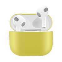 Szilikon tok Airpods 3-hoz - Sárga