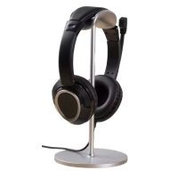 Alumínium fejhallgató állvány csúszásmentes talppal - Ezüst