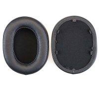 Csere fülpárna Sony WH-1000XM5 fejhallgatóhoz - Fekete, bőr