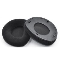 Csere fülpárnák Sennheiser HDR160, 170, 180 és RS160, 170, 180 fejhallgatókhoz - Fekete, velúr