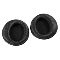Csere fülpárnák Sony MDR-RF985RK, RF970RK, RF960R, RF925RK, RF860RK, RF6500 és DS6500 fejhallgatókhoz - Fényes fekete, bőr