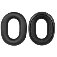 Csere fülpárnák Sony MDR-RF895RK fejhallgatókhoz - Fekete, bőr