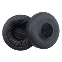 Csere fülpárnák AKG Y40, Y45BT fejhallgatókhoz - Fekete, bőr