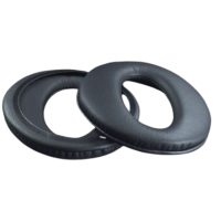 Csere fülpárnák Sony MDR-CD270 fejhallgatókhoz - Fekete, bőr
