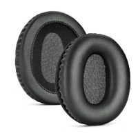 Csere fülkagylók Audiotechnica ANC500BT modellekhez - Fekete, bőr