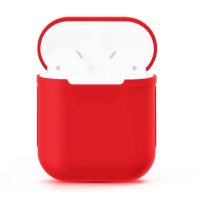 Szilikon tok Airpodshoz - Piros