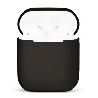 Szilikon tok Airpodshoz - Fekete