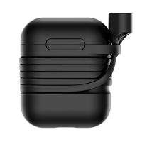 BASEUS szilikon tok Airpodshoz - Fekete