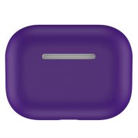 Szilikon tok Airpods Pro-hoz - Sötétlila