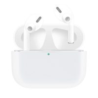 Szilikon tok Airpods Pro-hoz - Fehér