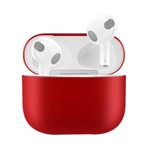 Foto - Szilikon tok Airpods 3-hoz - Piros