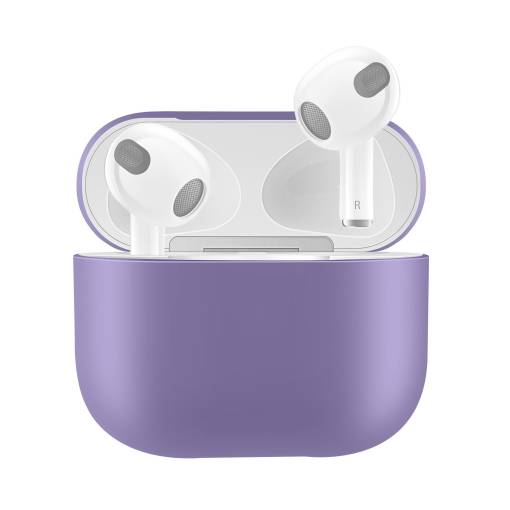 Foto - Szilikon tok Airpods 3-hoz - Lila