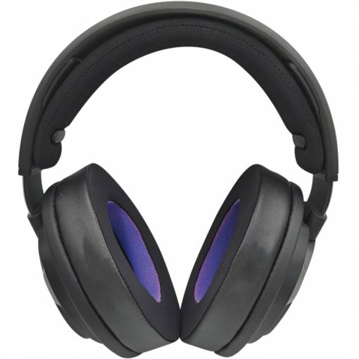 Foto - Csere fülpárnák Philips fejhallgatókhoz - SHP9500, SHP9500S neoprén és bőr, fekete