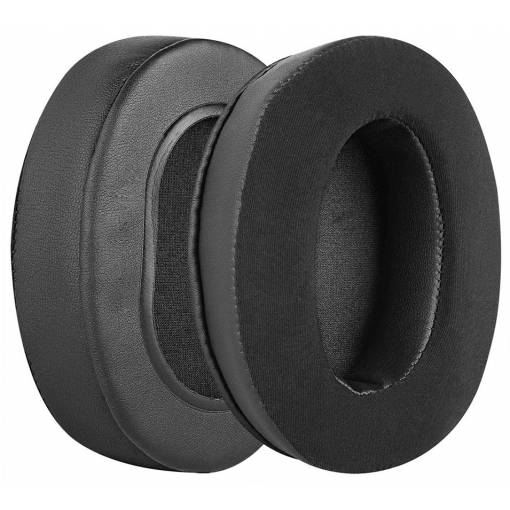 Foto - Csere fülpárnák Turtle Beach Stealth 300, 400, 420X, 450, 500, 500P, 500X, 420, 600 és 700 fejhallgatókhoz - Fekete, neoprén bőr