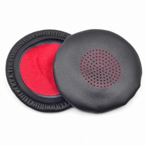 Foto - Csere fülpárnák Plantronics Voyager focus UC B825, Blackwire 5220 és 5210, POLY Blackwire 7225 fejhallgatókhoz - Fekete, bőr