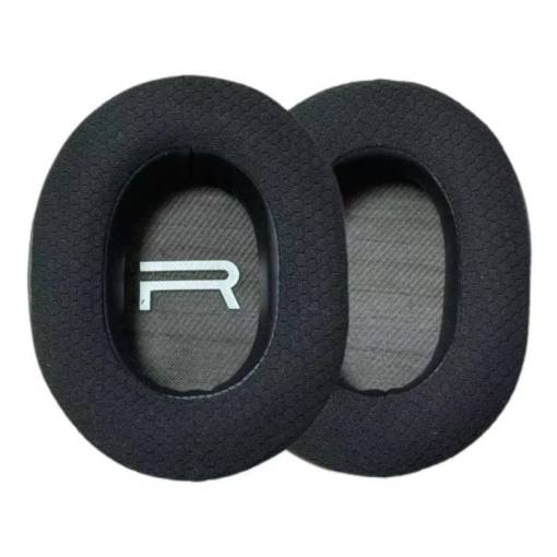 Foto - Acer Rig 800HS fejhallgatóhoz való pót fülpárnák - fekete, neoprén és bőr