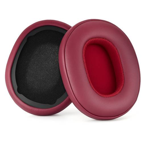 Foto - Cserélhető fülpárnák SkullCandy Hesh 3.0 és Crusher fejhallgatókhoz - Burgundy, bőr