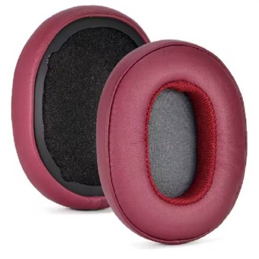 Foto - Cserélhető fülpárnák SkullCandy Hesh 3.0 és Crusher fejhallgatókhoz - Burgundy, bőr