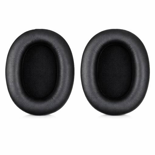 Foto - Pótló fülpárnák AKG K371 és K361 fejhallgatókhoz - fekete, bőr
