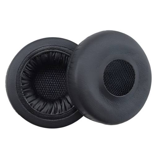 Foto - Csere fülpárnák AKG Y40, Y45BT fejhallgatókhoz - Fekete, bőr