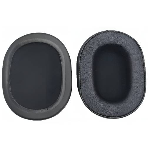 Foto - Csere fülkagylók Audio Technica ATH-M30, M40X, M50, M50S és M50X fejhallgatókhoz - Fekete, bőr