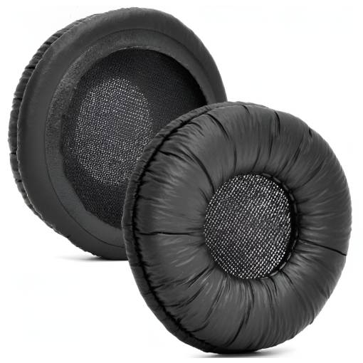 Foto - Csere fülpárnák Logitech 960 USB fejhallgatókhoz - Fekete, bőr
