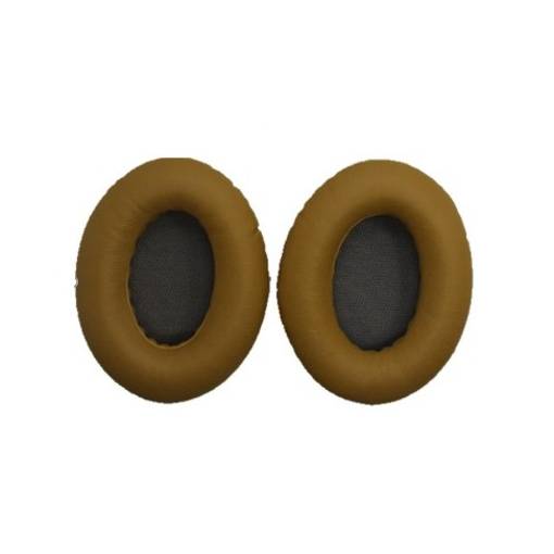 Foto - Pótló bőrfült fülesekhez Bose QuietComfort 2, 15, 25 és 35 - Barna szürke bélés nélkül