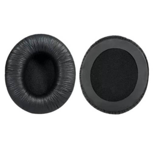 Foto - Sennheiser HD205 fejhallgató pót füle - Fekete, Bőr