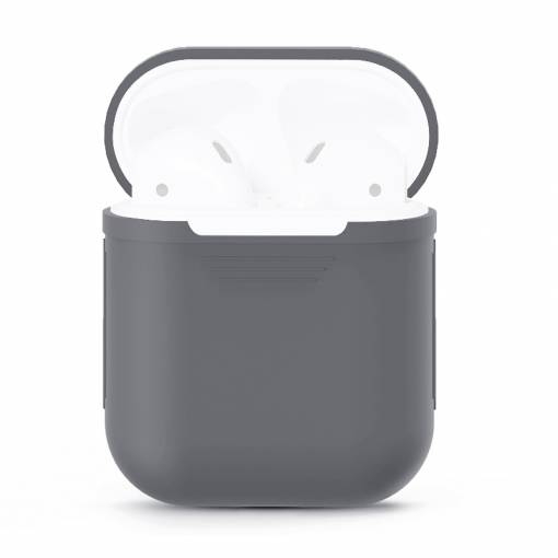 Foto - Szilikon tok Airpodshoz - Szürke