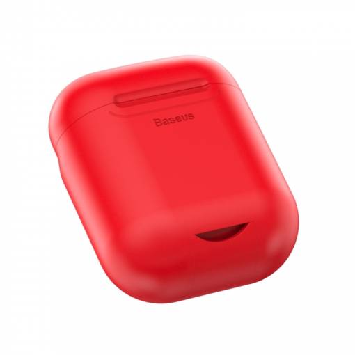 Foto - BASEUS vezeték nélküli töltésű Airpods tok - Piros
